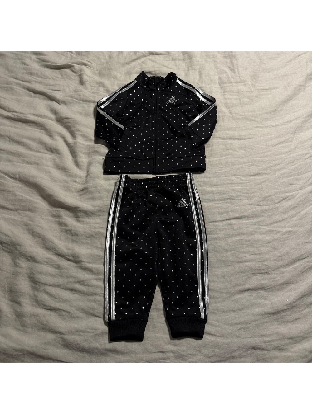 adidas polka‑dot track set